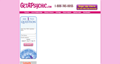 Desktop Screenshot of getapsychic.com